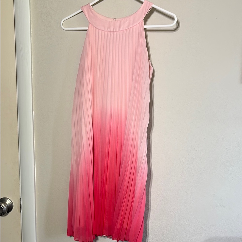 Pink Halter Sundress for Wedding Guest